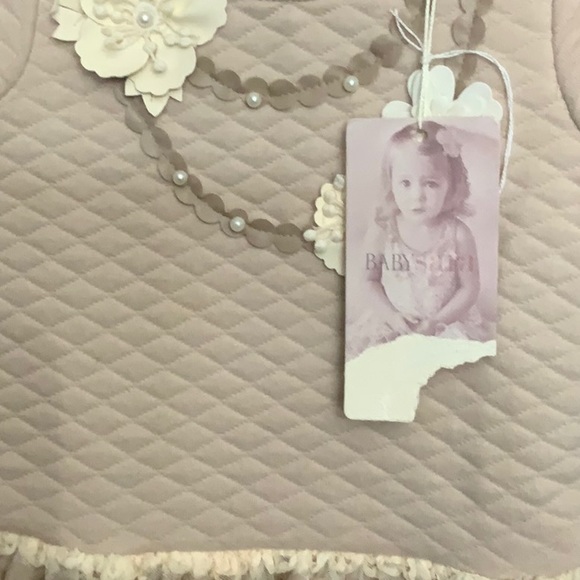 NWT Nordstroms Baby Sara sweet drop waist flower detail dress - Picture 7 of 8